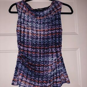 Colorful Cable & Gauge blouse